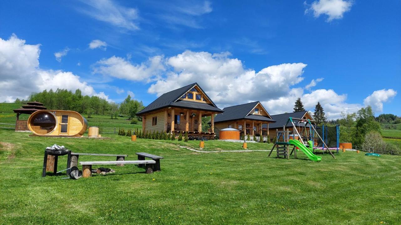 Domki Gorce Klikuszowa Sauna Jacuzzi Exterior foto