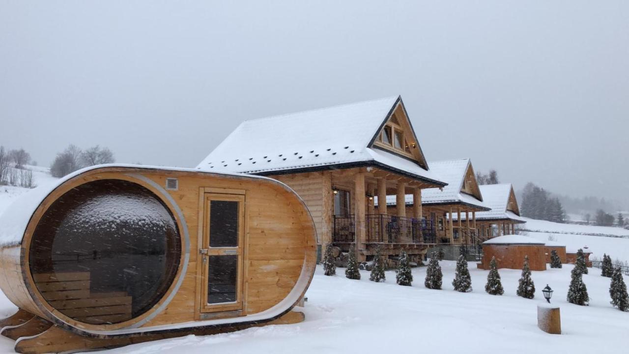 Domki Gorce Klikuszowa Sauna Jacuzzi Exterior foto