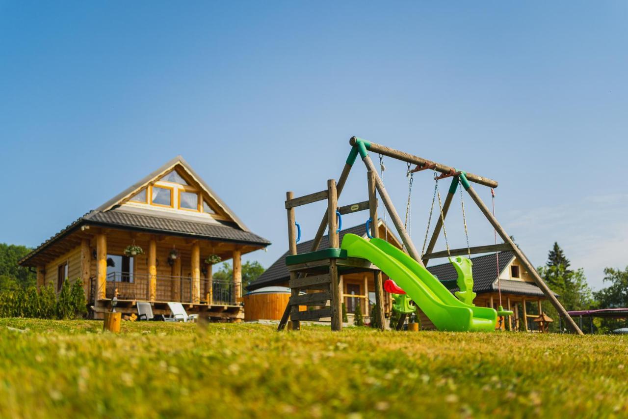 Domki Gorce Klikuszowa Sauna Jacuzzi Exterior foto