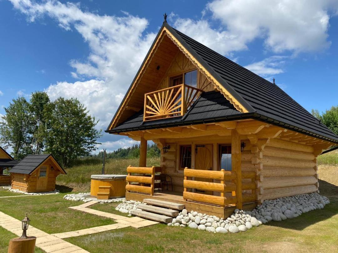 Domki Gorce Klikuszowa Sauna Jacuzzi Exterior foto