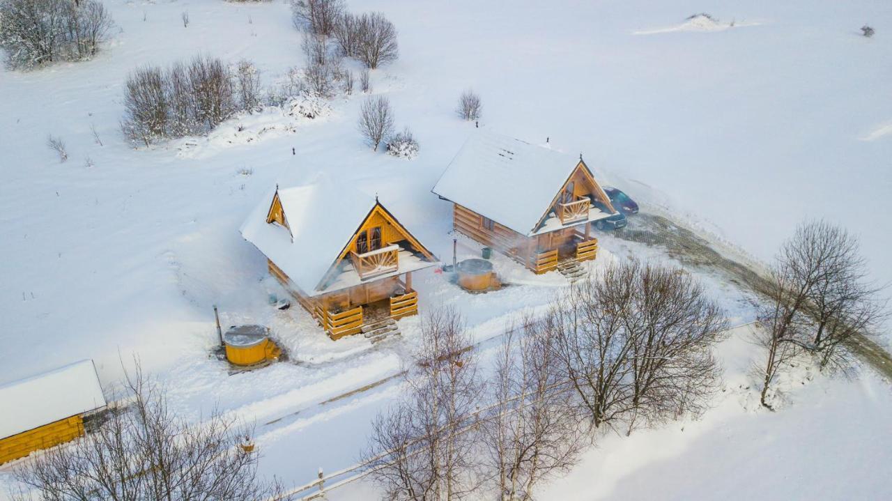Domki Gorce Klikuszowa Sauna Jacuzzi Exterior foto